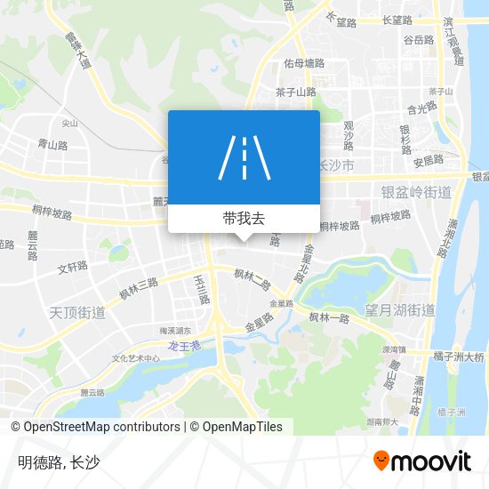 明德路地图