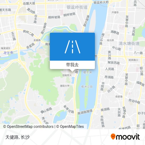 天健路地图