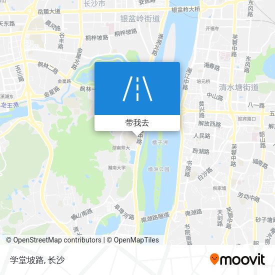 学堂坡路地图