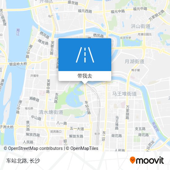 车站北路地图