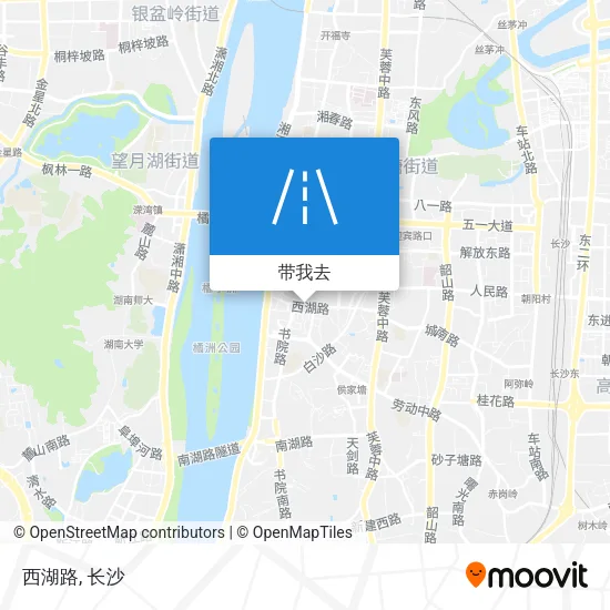 西湖路地图