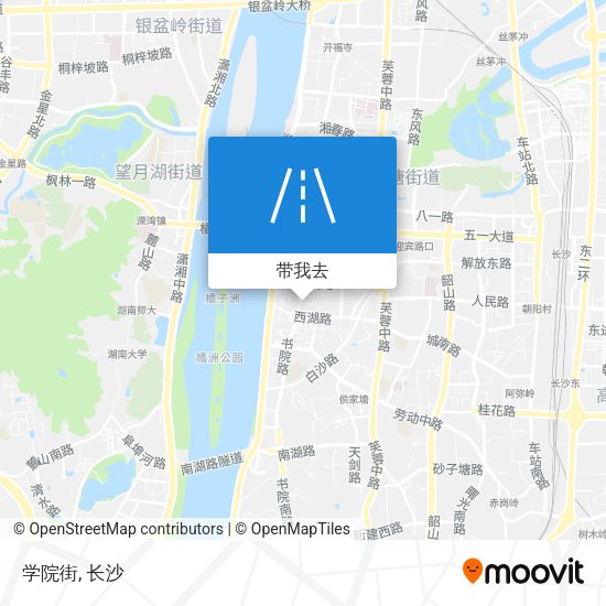 学院街地图