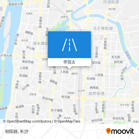 朝阳路地图