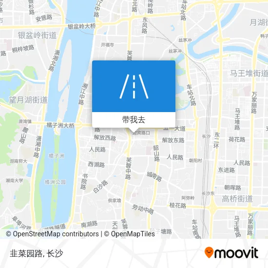 韭菜园路地图
