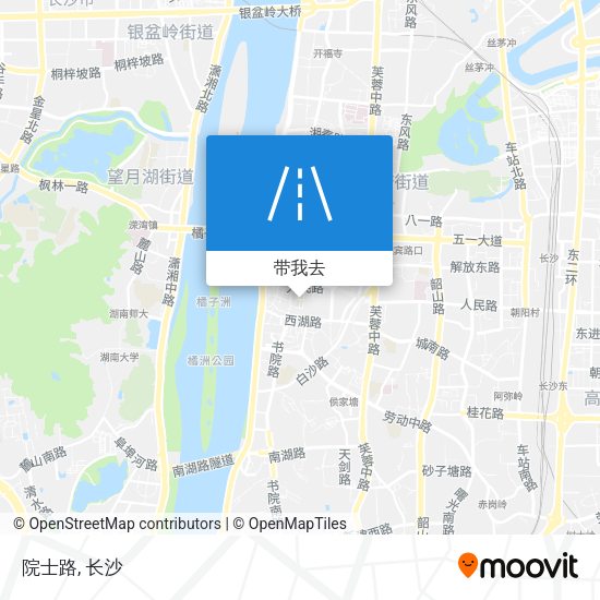院士路地图