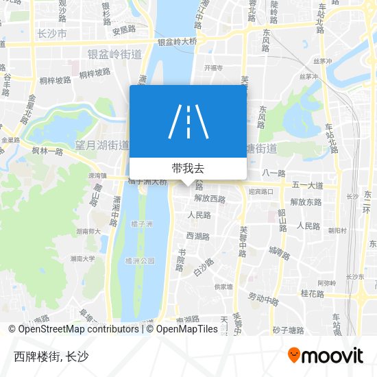 西牌楼街地图