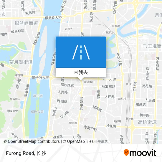 Furong Road地图