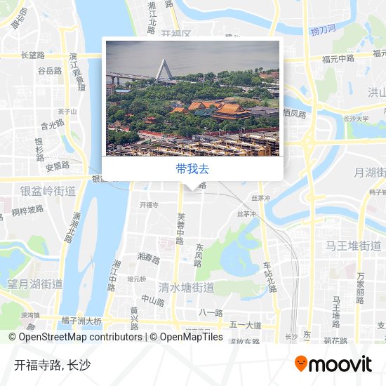 开福寺路地图