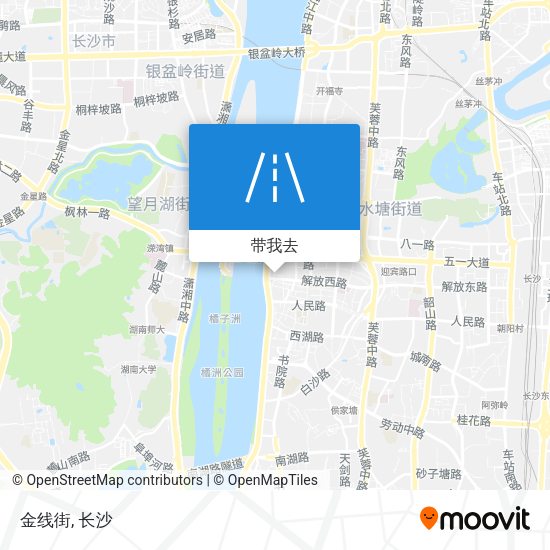 金线街地图