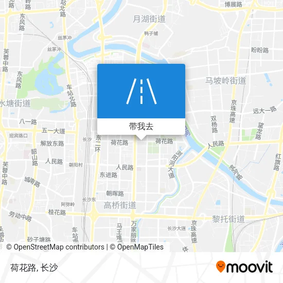 荷花路地图