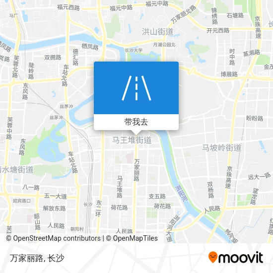 万家丽路地图