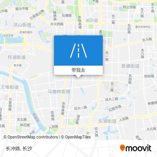 长冲路地图