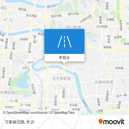 万家丽北路地图