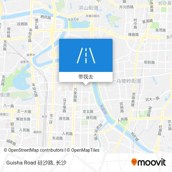 Guisha Road 硅沙路地图