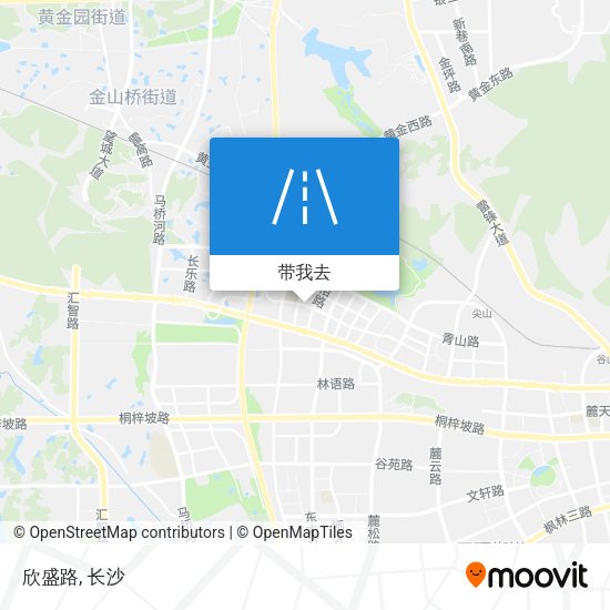 欣盛路地图