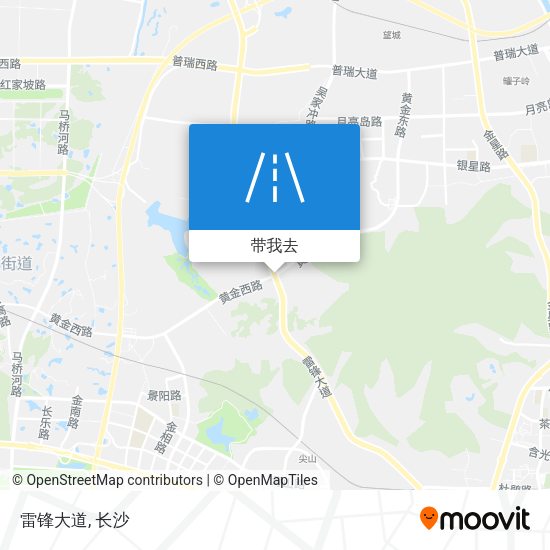 雷锋大道地图
