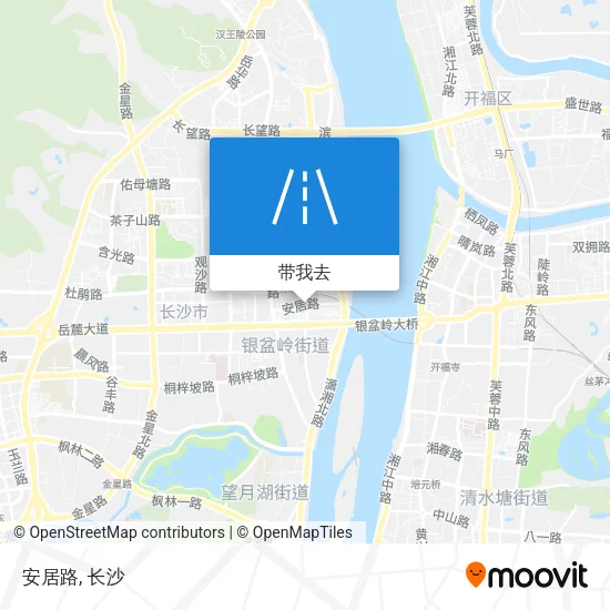 安居路地图