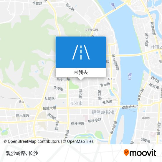 观沙岭路地图