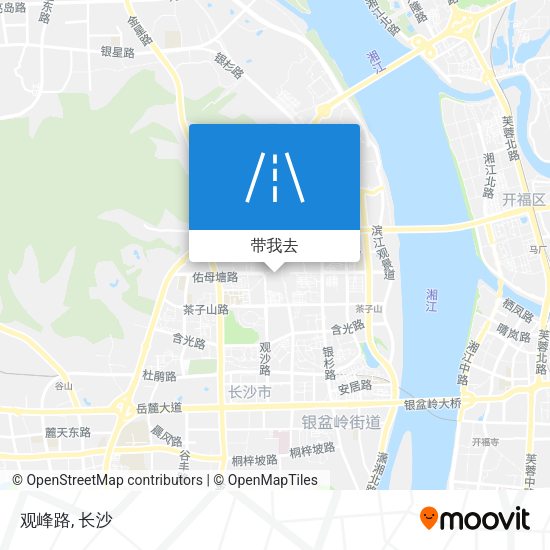 观峰路地图