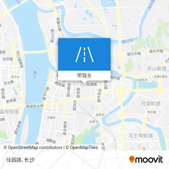 佳园路地图
