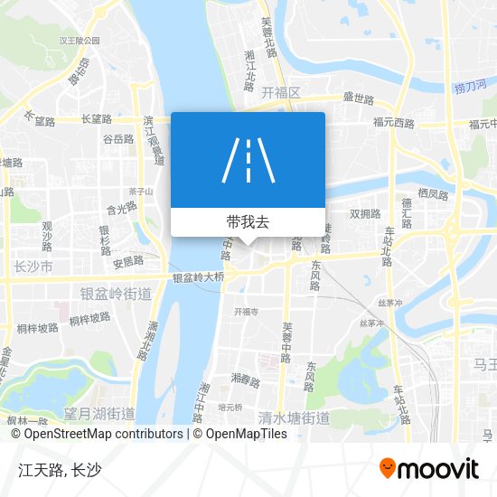 江天路地图