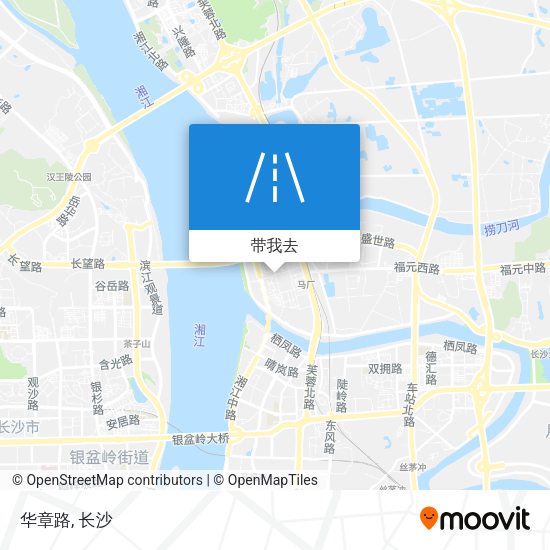华章路地图