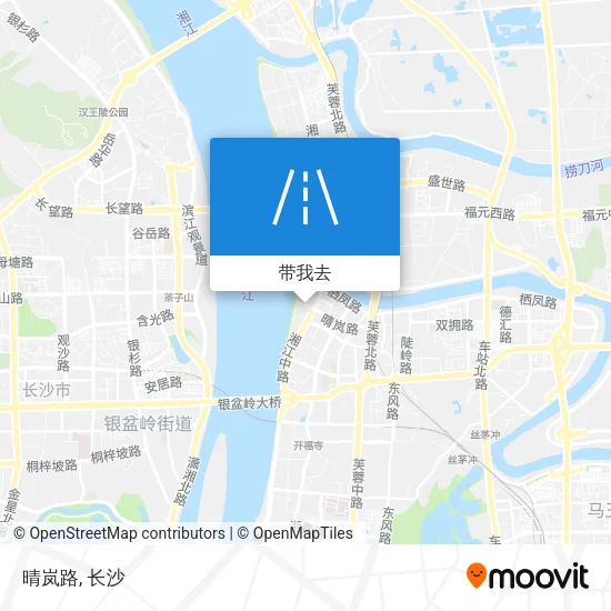 晴岚路地图