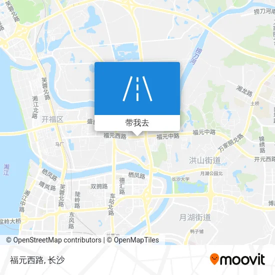 福元西路地图