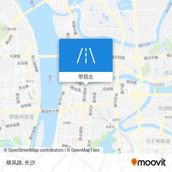 栖凤路地图