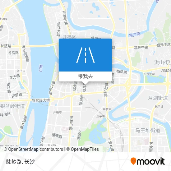 陡岭路地图