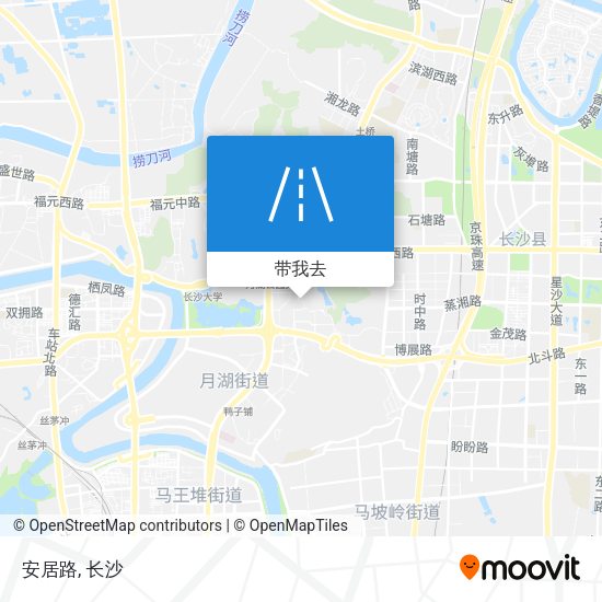 安居路地图