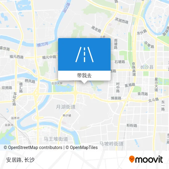 安居路地图