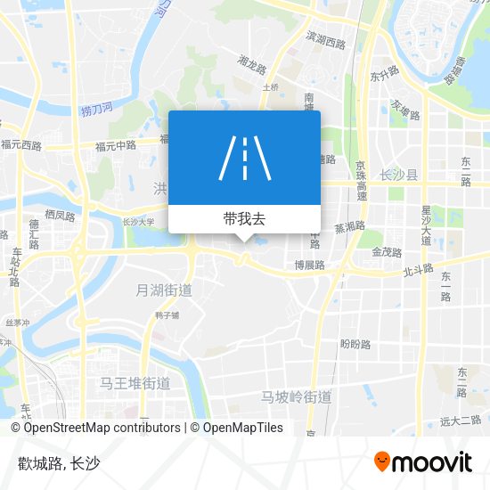 歡城路地图