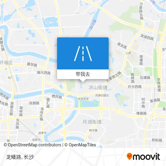 龙蟠路地图