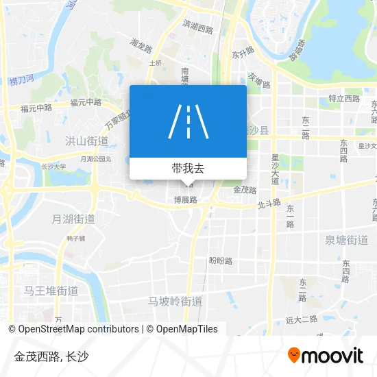 金茂西路地图