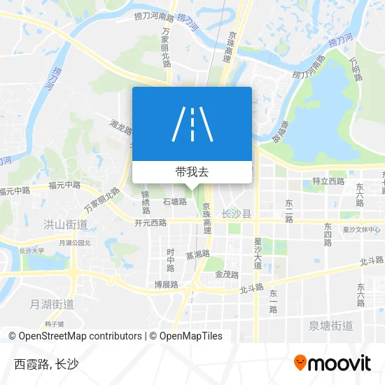 西霞路地图