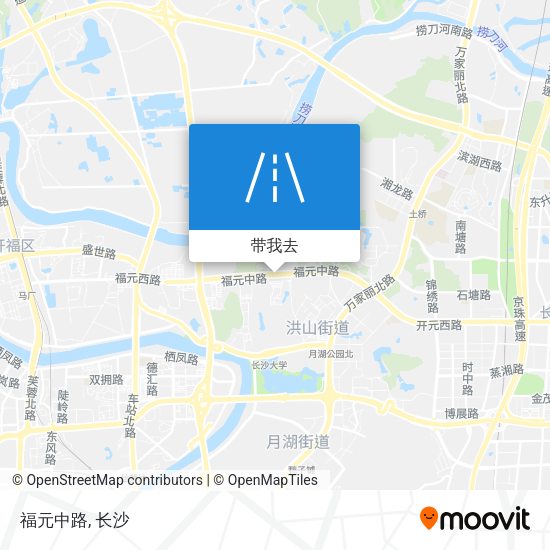 福元中路地图