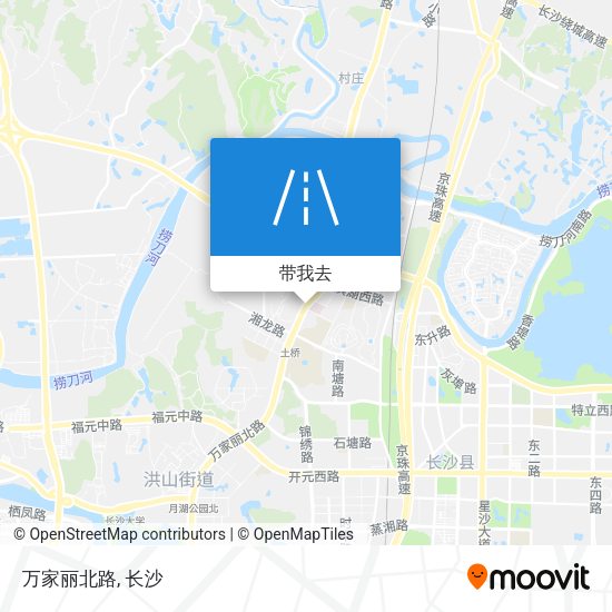 万家丽北路地图