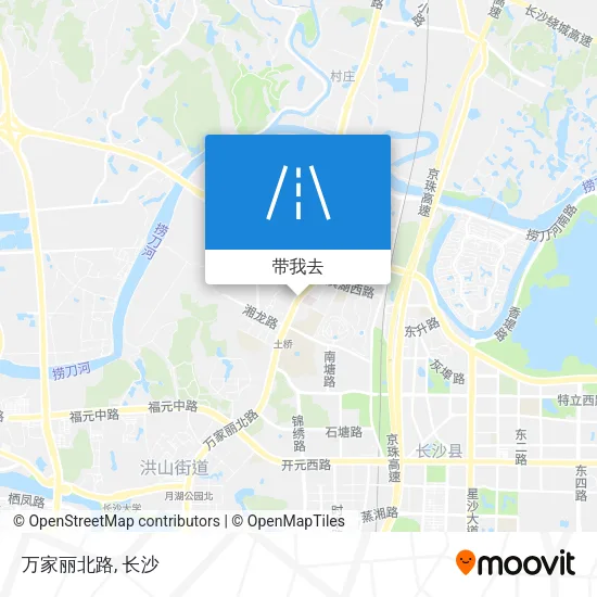 万家丽北路地图