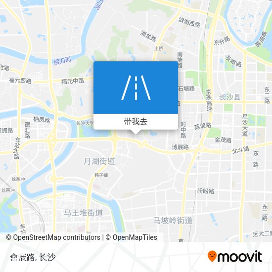 會展路地图
