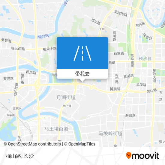 欄山路地图