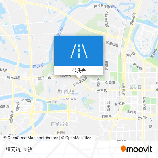 福元路地图