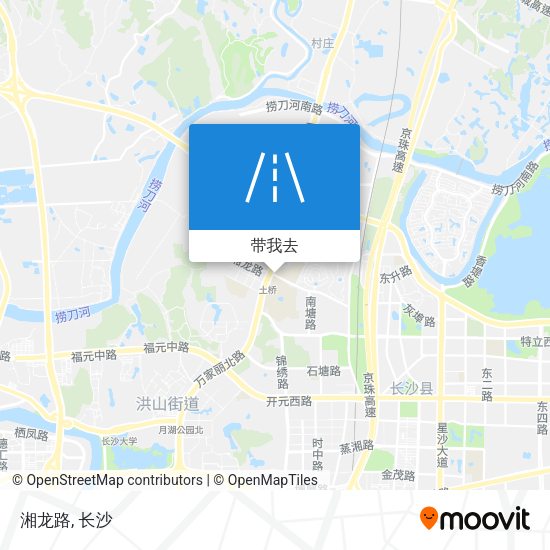 湘龙路地图