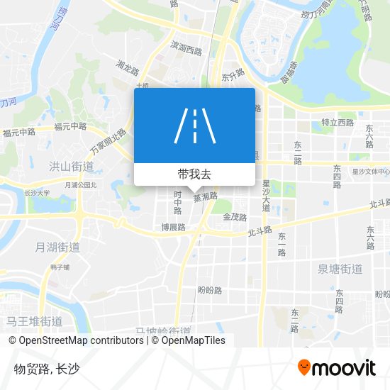 物贸路地图