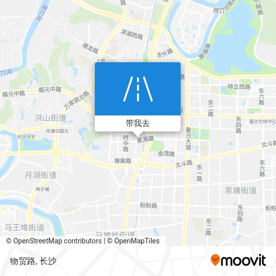 物贸路地图