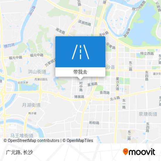 广元路地图