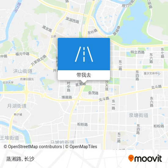蒸湘路地图