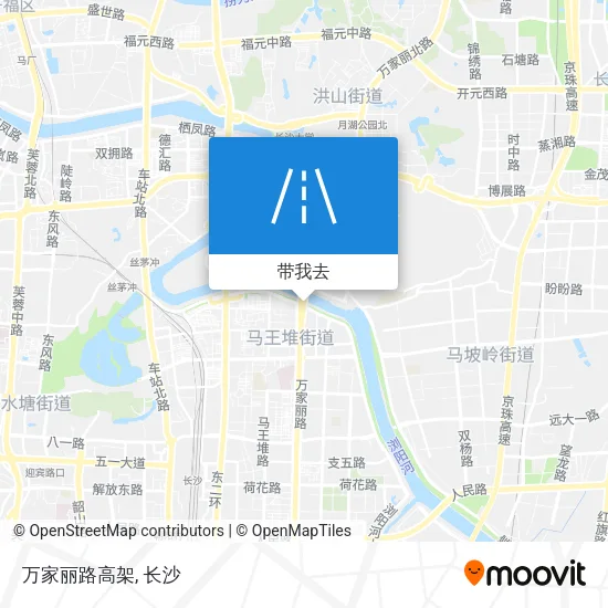万家丽路高架地图