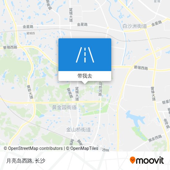 月亮岛西路地图