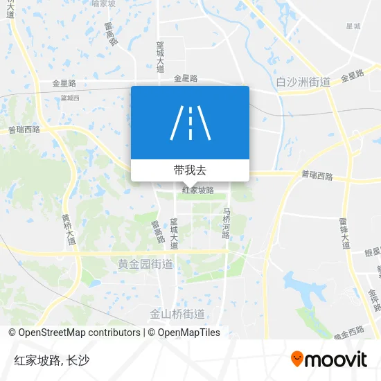 红家坡路地图